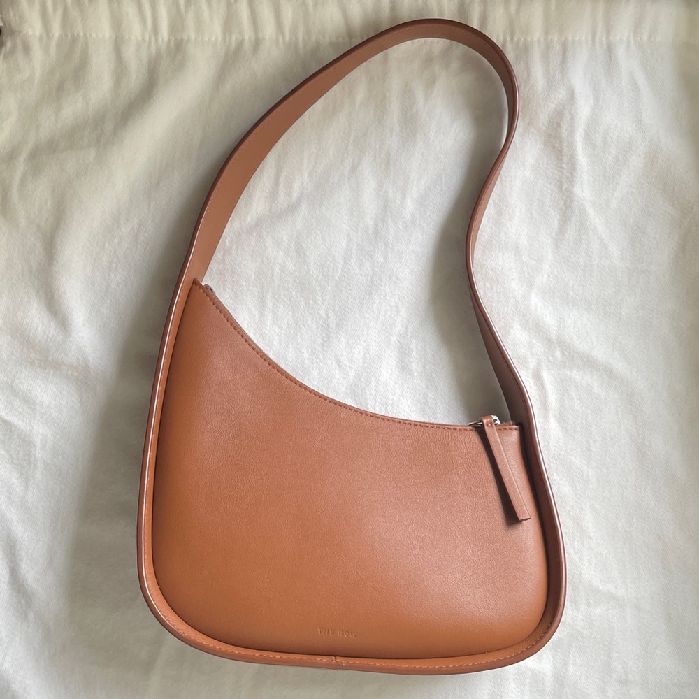 SOLD THE ROW Half Moon Bag in Tan